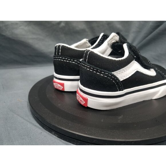 Vans Old Skool Toddler Sneakers Black White Size 6 NEW IN BOX! - Picture 2 of 13